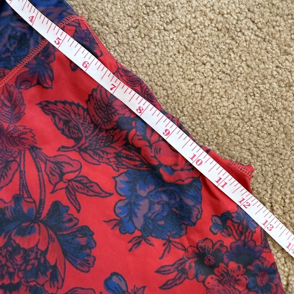 Free People Movement Leggings Women Ringside Red Cutout Athleisure Size S - Picture 6 of 10